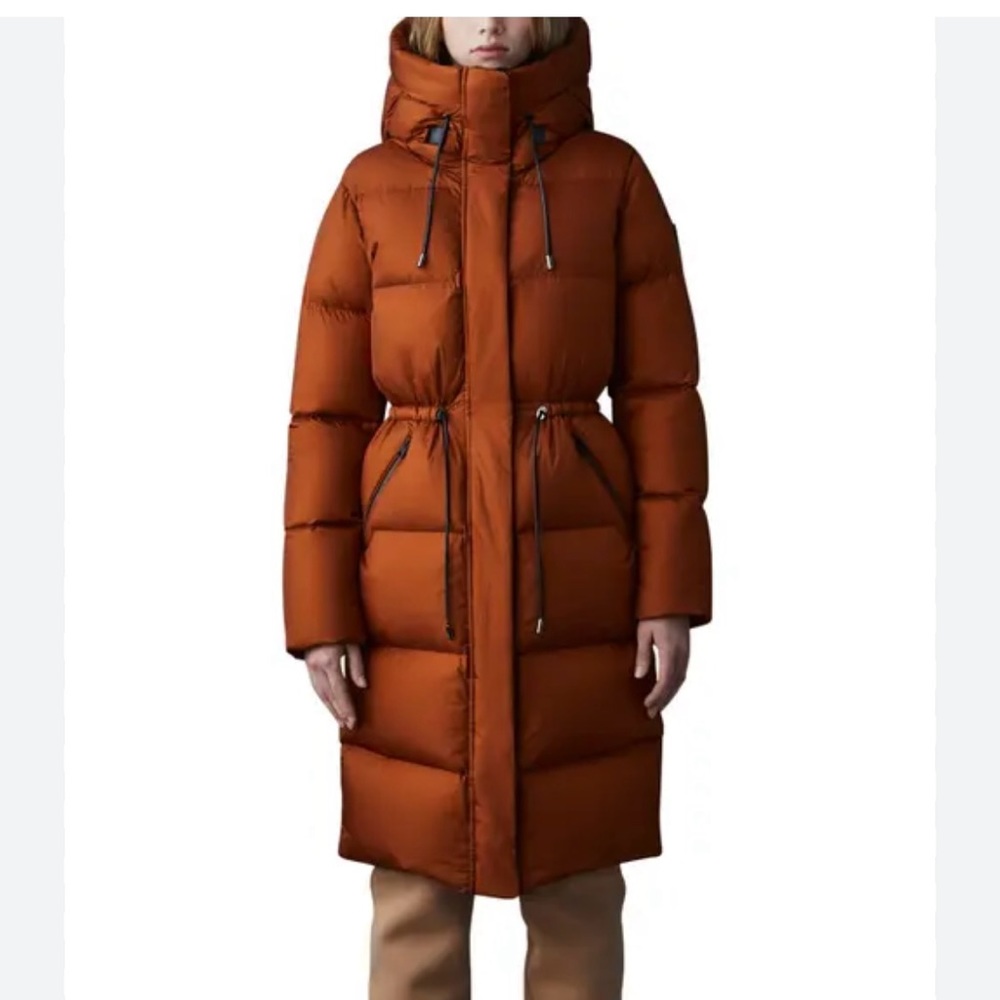 Mackage Light Down Ishani Coat Brown